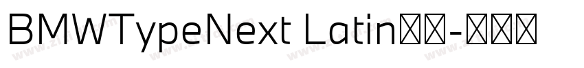 BMWTypeNext Latin下载字体转换